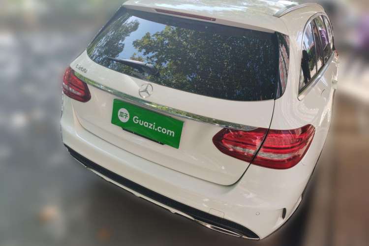 Used Mercedes-Benz C-Class 2015 C 200 station wagon Rear Right 45 Deg