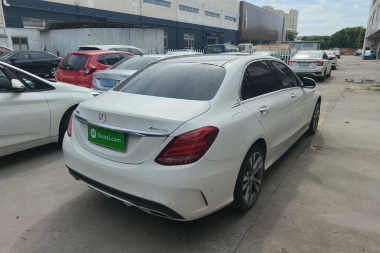 Used Mercedes-Benz C-Class 2015 C 200 L 4MATIC Sport Edition Rear Right 45 Deg