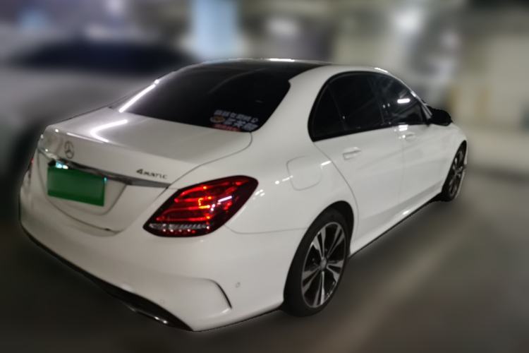 Used Mercedes-Benz C-Class 2015 C 200 Sport Edition 4MATIC Rear Right 45 Deg