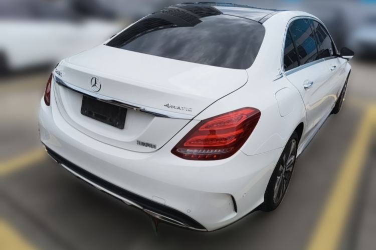Used Mercedes-Benz C-Class 2015 C 200 L 4MATIC Sport Edition Rear Right 45 Deg