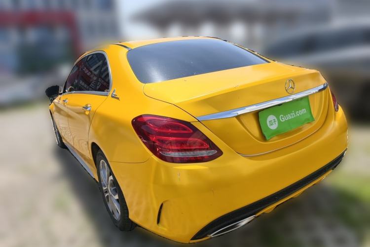 Used Mercedes-Benz C-Class 2015 Restyled C 180 L Sport Edition Rear Left 45 Deg