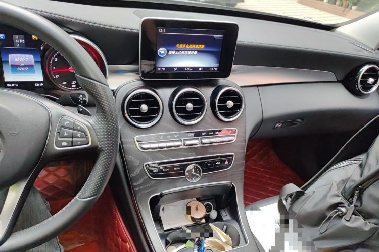 Used Mercedes-Benz C-Class 2016 C 200 L Sport Edition Audio And AC Panel