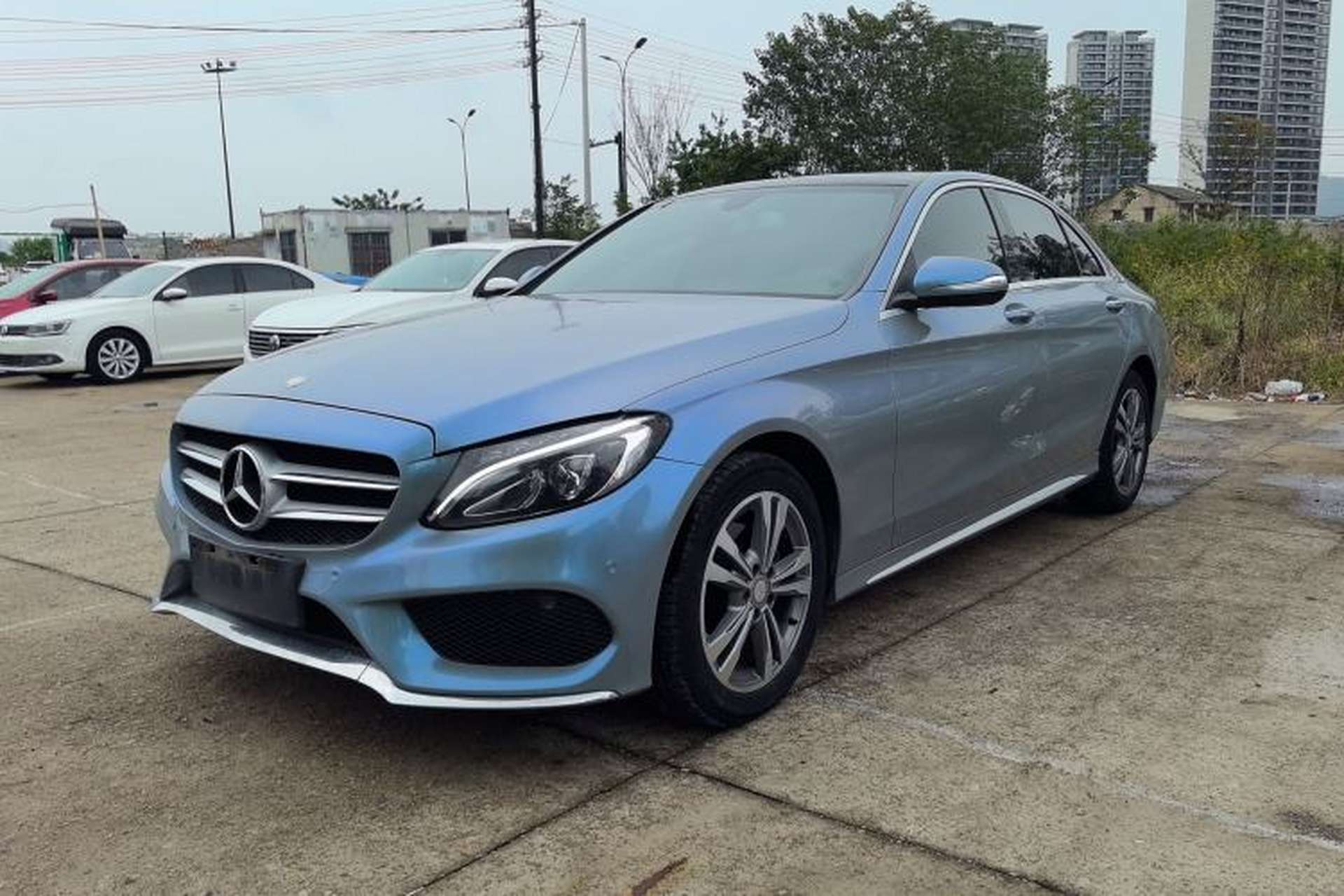Used Mercedes-Benz C-Class 2016 C 200 L Sport Edition Front Left 45 Deg