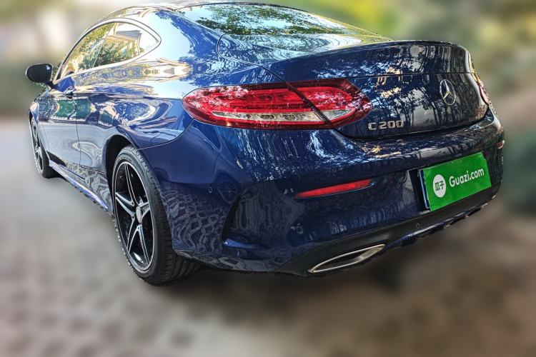 Used Mercedes-Benz C-Class 2016 C 200 Coupe Rear Left 45 Deg