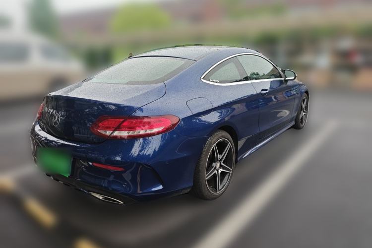Used Mercedes-Benz C-Class 2016 C 200 Coupe Rear Right 45 Deg