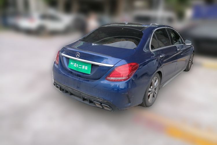 Used Mercedes-Benz C-Class 2016 C 200 L Sport Edition Rear Right 45 Deg