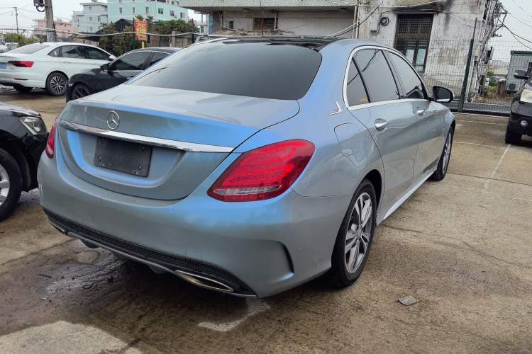 Used Mercedes-Benz C-Class 2016 C 200 L Sport Edition Rear Right 45 Deg
