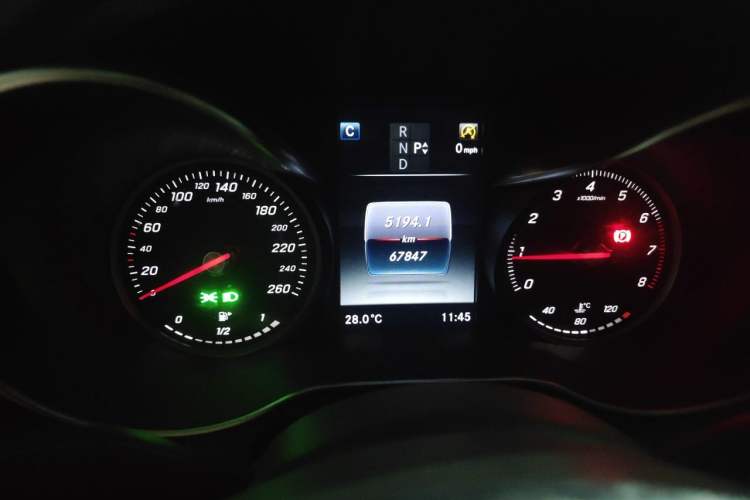 Used Mercedes-Benz C-Class 2016 C 200 Sport Edition Instrument Cluster