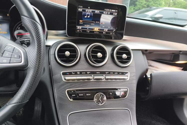 Used Mercedes-Benz C-Class 2016 C 200 L Sport Edition Audio And AC Panel
