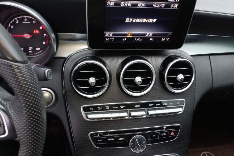 Used Mercedes-Benz C-Class 2016 C 200 L Sport Edition Audio And AC Panel