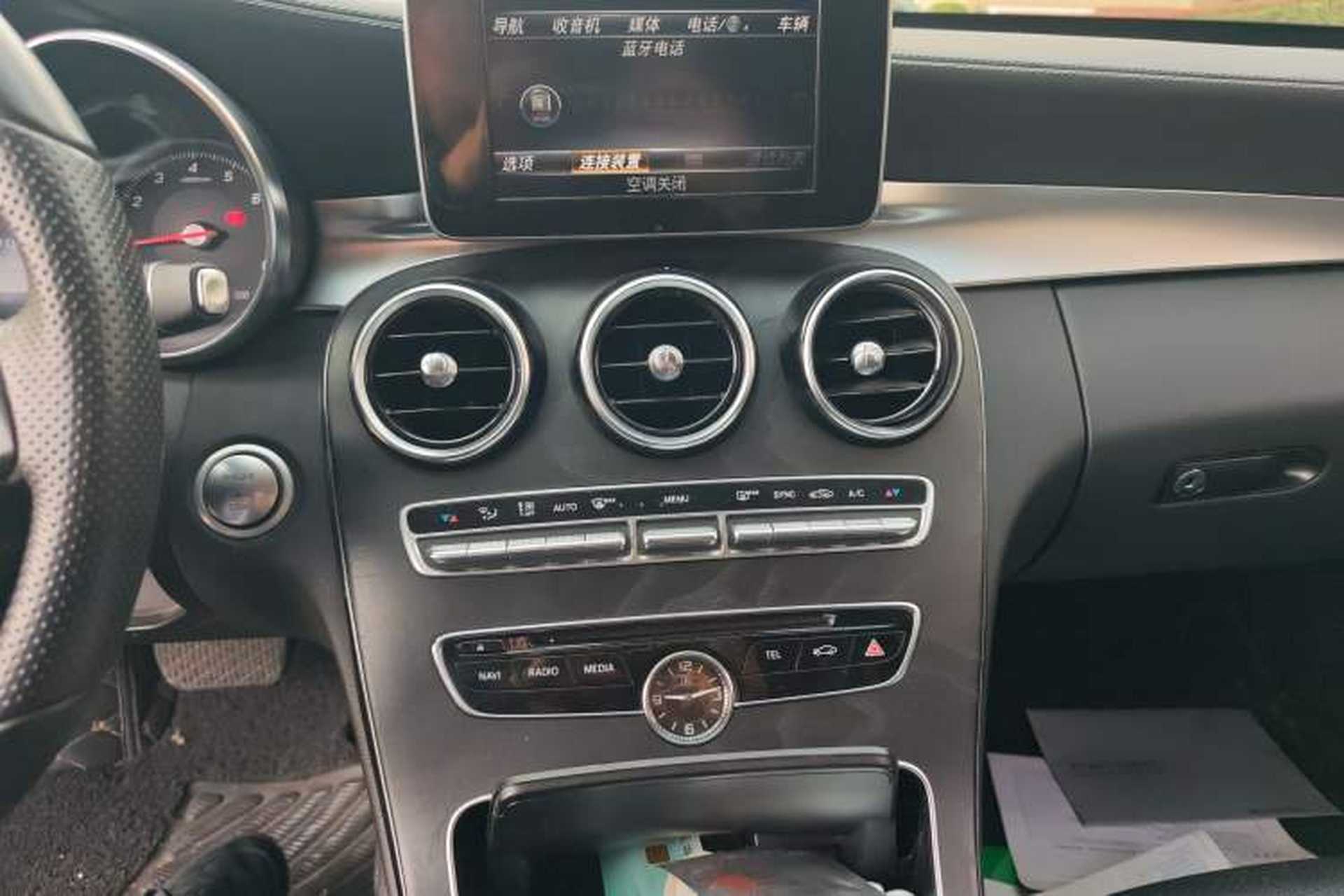 Used Mercedes-Benz C-Class 2016 C 180 L Sport Edition Audio And AC Panel