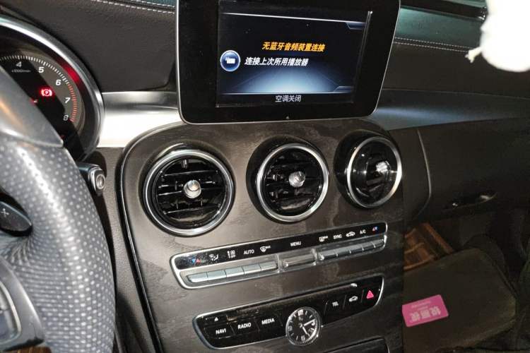 Used Mercedes-Benz C-Class 2016 C 180 L Sport Edition Audio And AC Panel