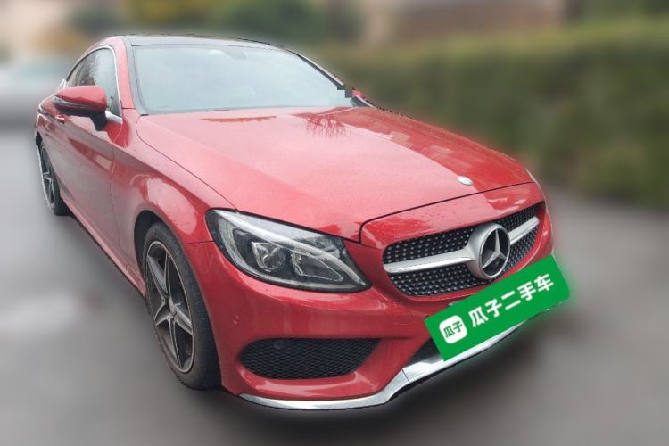 Used Mercedes-Benz C-Class 2016 C 200 Coupe Front Right 45 Deg