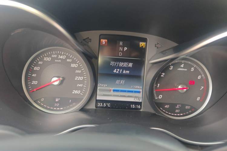 Used Mercedes-Benz C-Class 2016 C 200 L Sport Edition Instrument Cluster