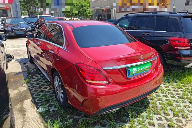 Used Mercedes-Benz C-Class 2016 C 180 L Sport Edition Rear Left 45 Deg