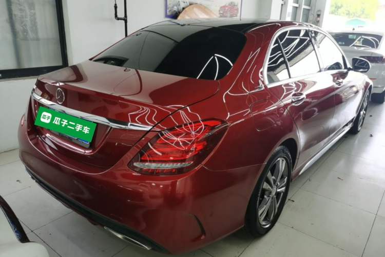 Used Mercedes-Benz C-Class 2016 C 200 L Sport Edition Rear Right 45 Deg