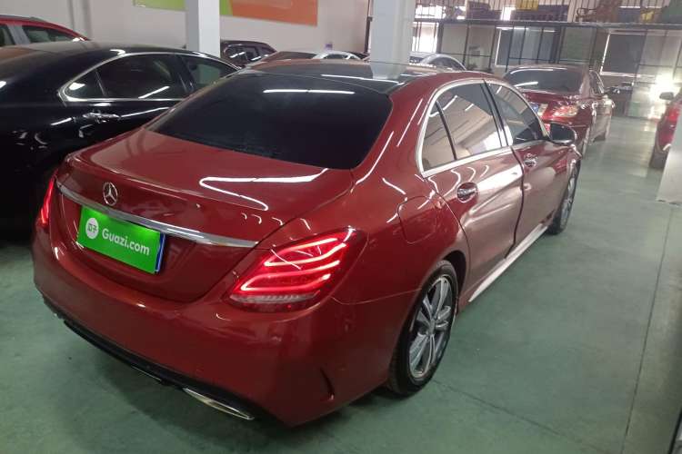 Used Mercedes-Benz C-Class 2016 C 200 L Sport Edition Rear Right 45 Deg
