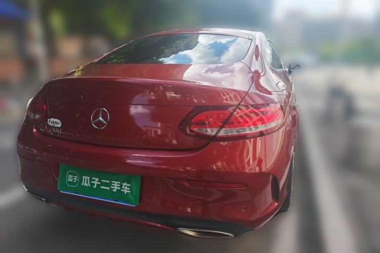 Used Mercedes-Benz C-Class 2016 C 200 Coupe Rear Right 45 Deg