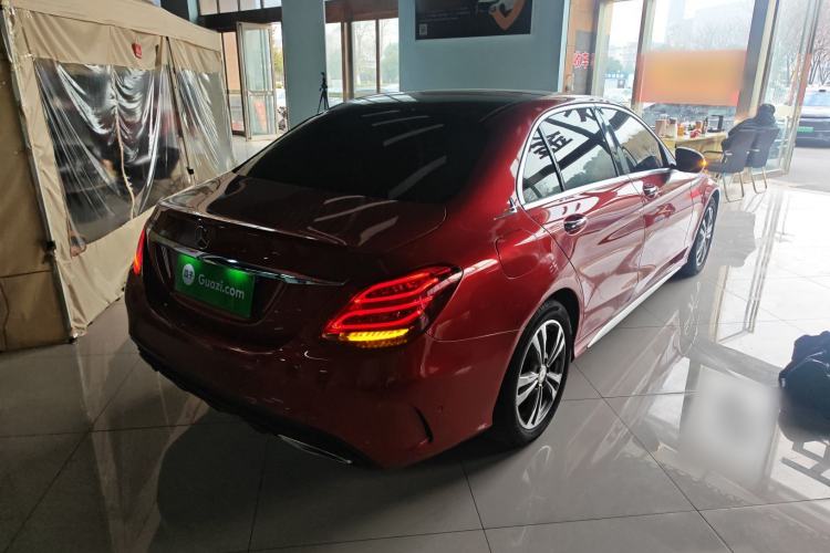 Used Mercedes-Benz C-Class 2016 C 200 L Sport Edition Rear Right 45 Deg