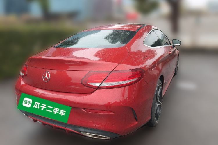Used Mercedes-Benz C-Class 2016 C 200 Coupe Rear Right 45 Deg