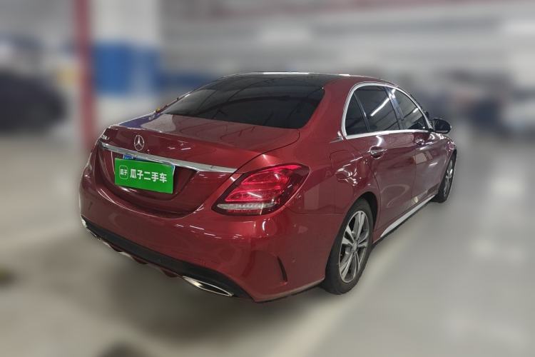 Used Mercedes-Benz C-Class 2016 C 200 L Sport Edition Rear Right 45 Deg