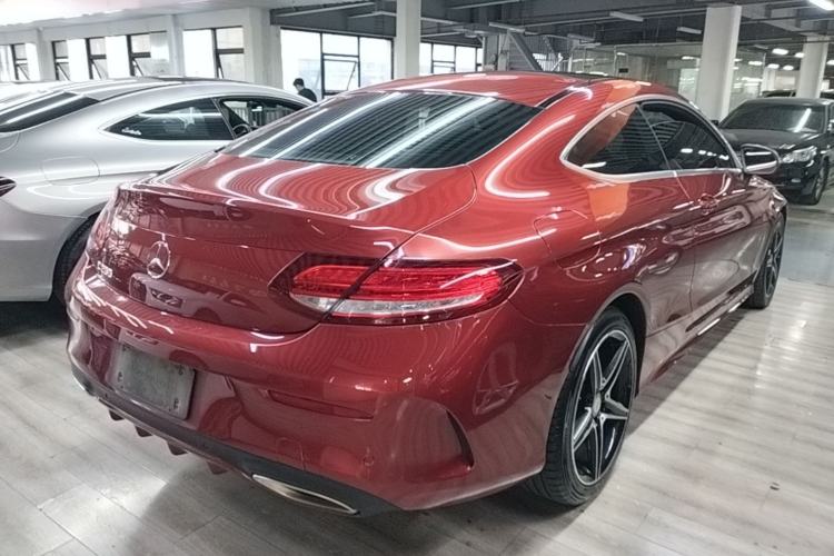 Used Mercedes-Benz C-Class 2016 C 200 Coupe Rear Right 45 Deg