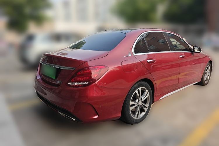 Used Mercedes-Benz C-Class 2016 C 200 L Sport Edition Rear Right 45 Deg