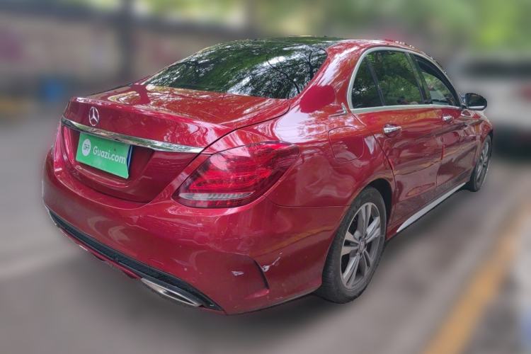 Used Mercedes-Benz C-Class 2016 C 200 L Sport Edition Rear Right 45 Deg