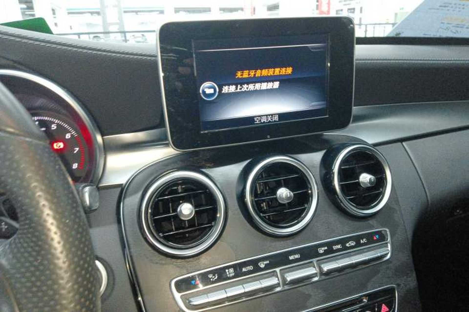 Used Mercedes-Benz C-Class 2016 C 200 L Sport Edition Audio And AC Panel
