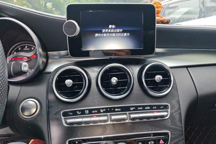 Used Mercedes-Benz C-Class 2016 C 180 L Sport Edition Audio And AC Panel