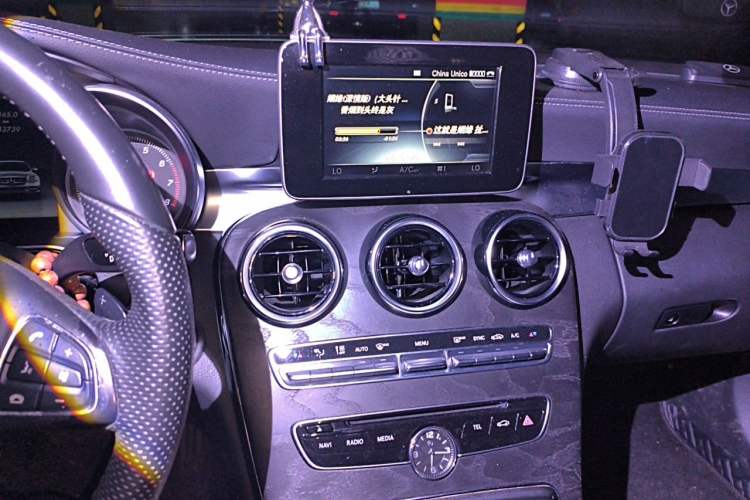 Used Mercedes-Benz C-Class 2016 C 180 L Sport Edition Audio And AC Panel