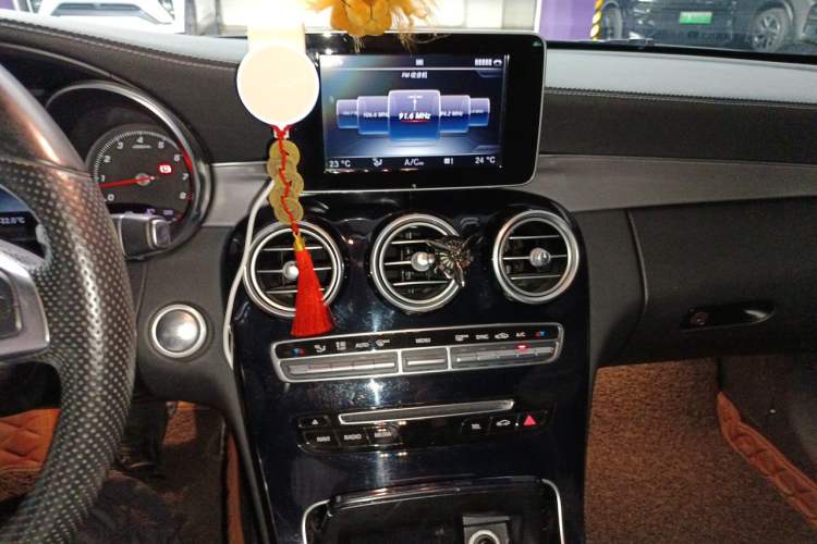 Used Mercedes-Benz C-Class 2016 C 200 Coupe Audio And AC Panel