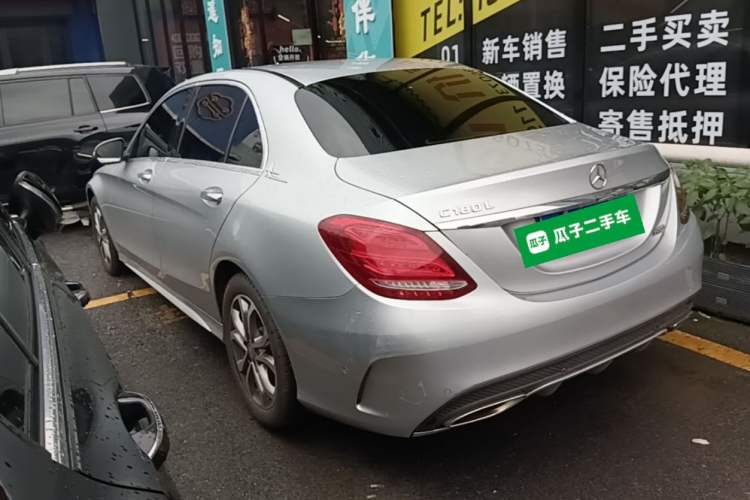 Used Mercedes-Benz C-Class 2016 C 180 L Sport Edition Rear Left 45 Deg