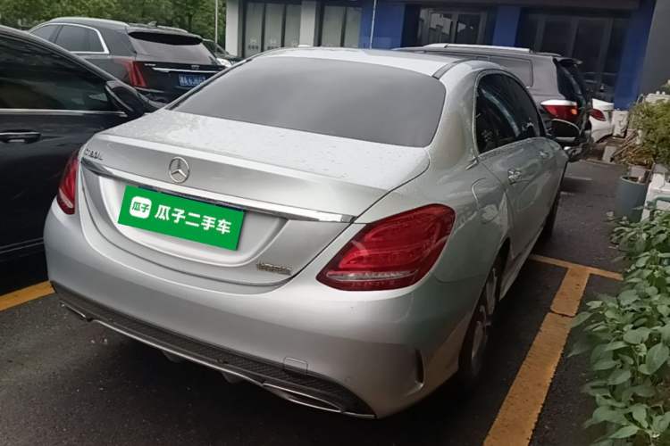 Used Mercedes-Benz C-Class 2016 C 180 L Sport Edition Rear Right 45 Deg