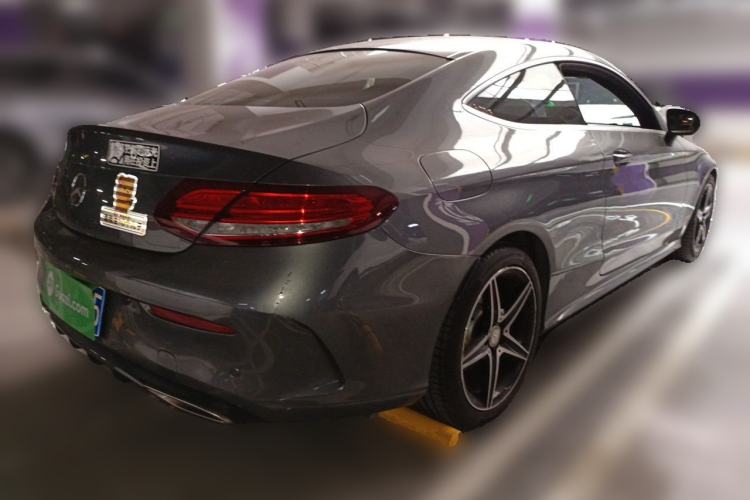 Used Mercedes-Benz C-Class 2016 C 200 Coupe Rear Right 45 Deg