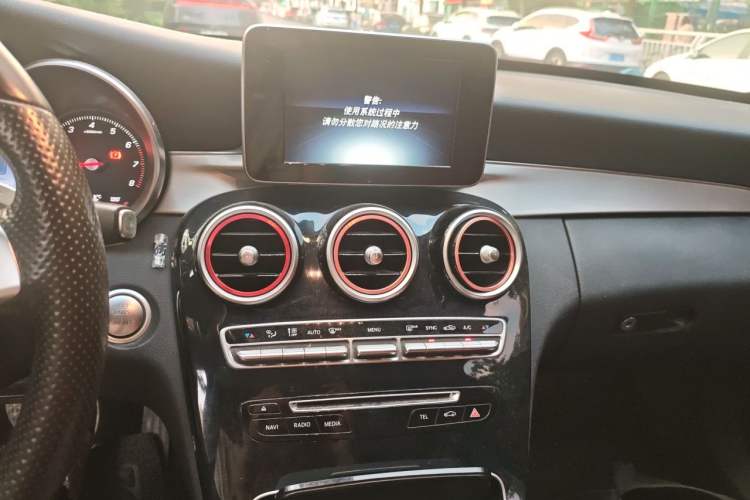 Used Mercedes-Benz C-Class 2016 C 200 Sport Edition Audio And AC Panel