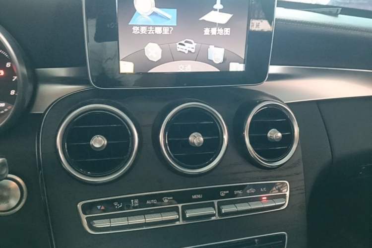 Used Mercedes-Benz C-Class 2016 C 200 L Sport Edition Audio And AC Panel