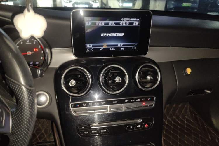 Used Mercedes-Benz C-Class 2016 C 200 Sport Edition Audio And AC Panel