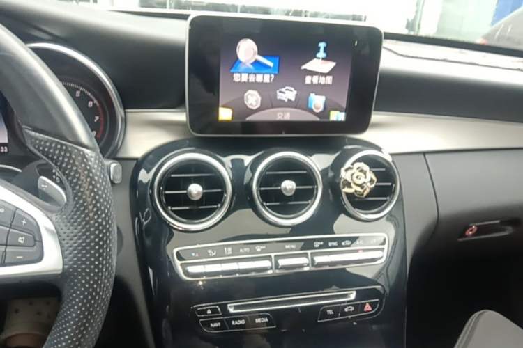 Used Mercedes-Benz C-Class 2016 C 200 Sport Edition Audio And AC Panel