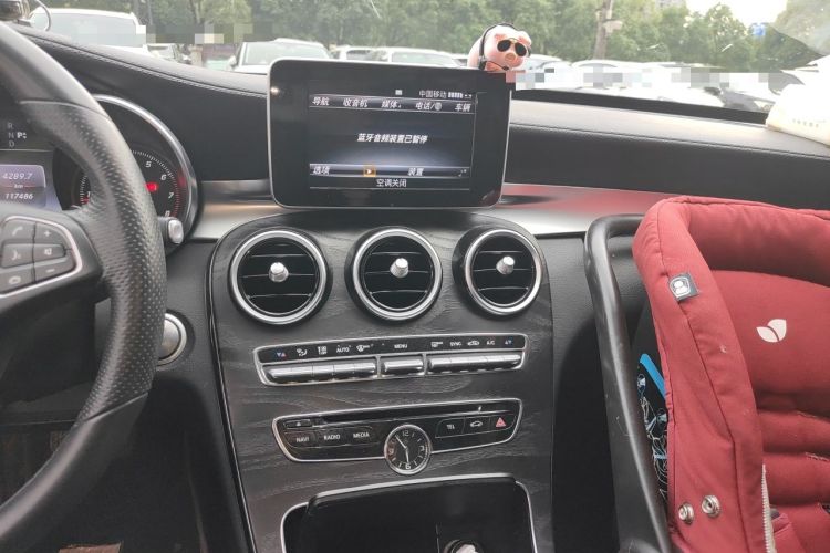 Used Mercedes-Benz C-Class 2016 C 200 L Sport Edition Audio And AC Panel