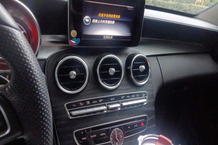 Used Mercedes-Benz C-Class 2016 C 200 L Sport Edition Audio And AC Panel