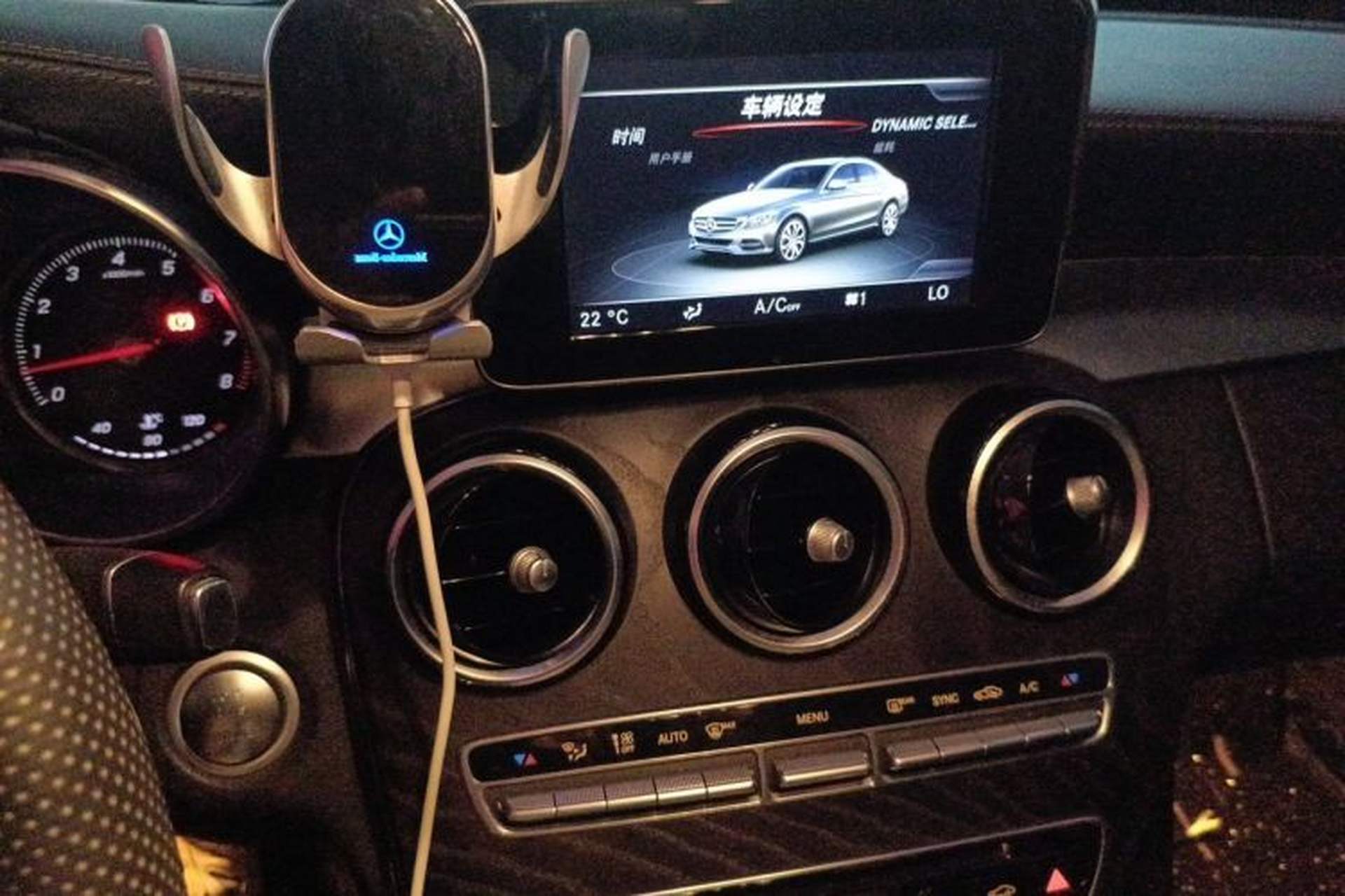 Used Mercedes-Benz C-Class 2016 C 180 L Sport Edition Audio And AC Panel