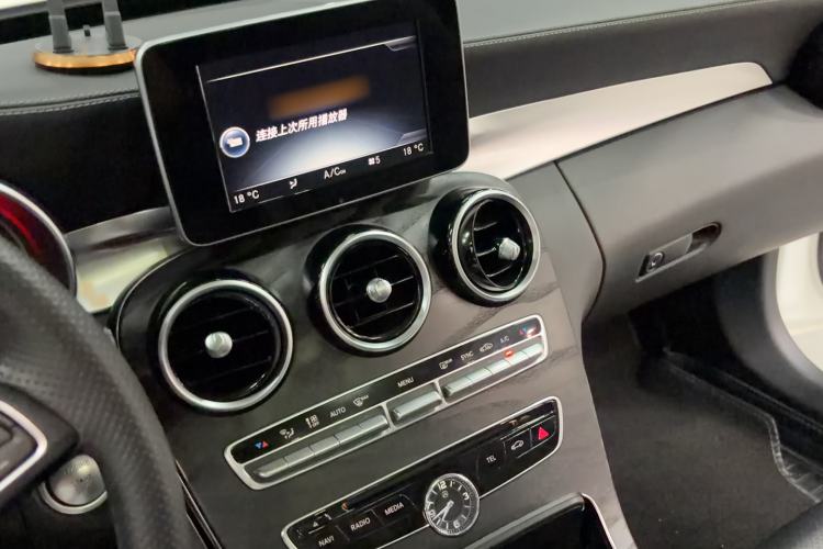 Used Mercedes-Benz C-Class 2016 C 200 L Sport Edition Audio And AC Panel