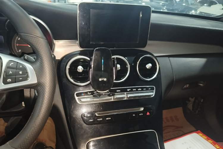 Used Mercedes-Benz C-Class 2016 C 200 Sport Edition Audio And AC Panel
