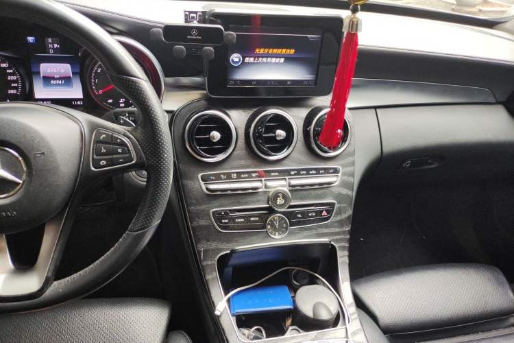 Used Mercedes-Benz C-Class 2016 C 200 L Sport Edition Audio And AC Panel