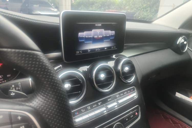 Used Mercedes-Benz C-Class 2016 C 200 L Sport Edition Audio And AC Panel