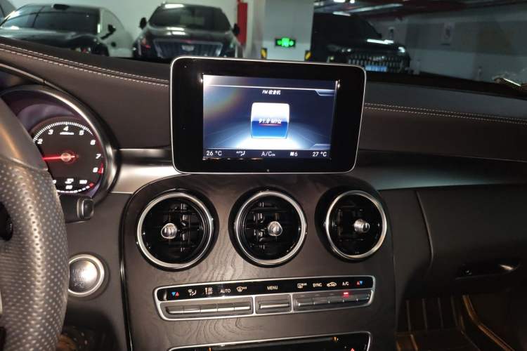 Used Mercedes-Benz C-Class 2016 C 200 L Sport Edition Audio And AC Panel