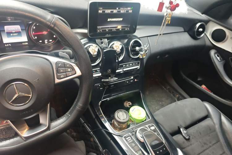 Used Mercedes-Benz C-Class 2016 C 200 Sport Edition 4MATIC Audio And AC Panel