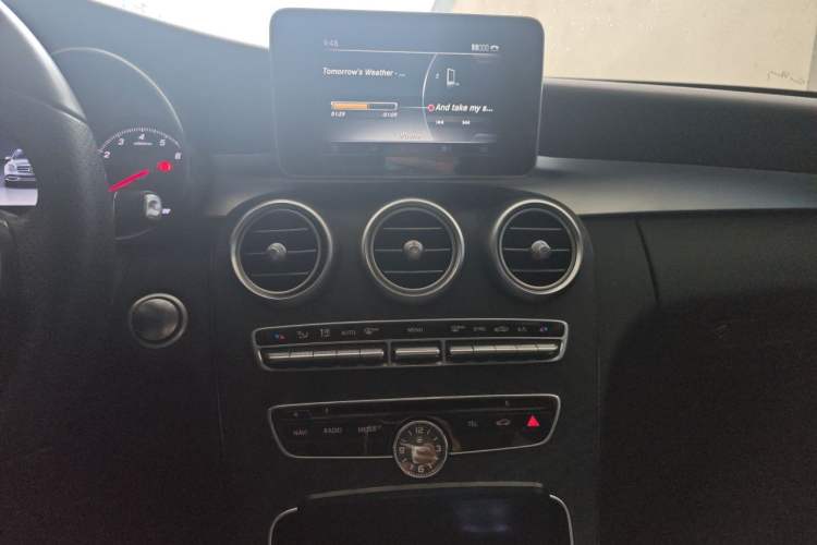 Used Mercedes-Benz C-Class 2016 C 180 Estate Audio And AC Panel