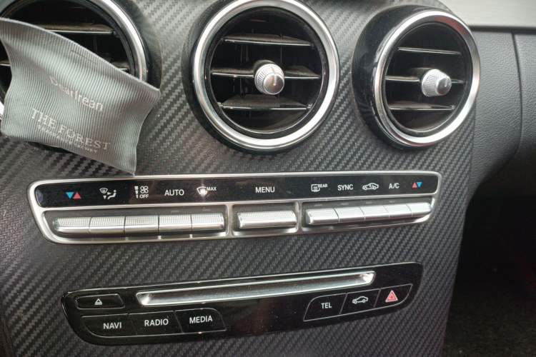 Used Mercedes-Benz C-Class 2016 C 200 Sport Edition Audio And AC Panel